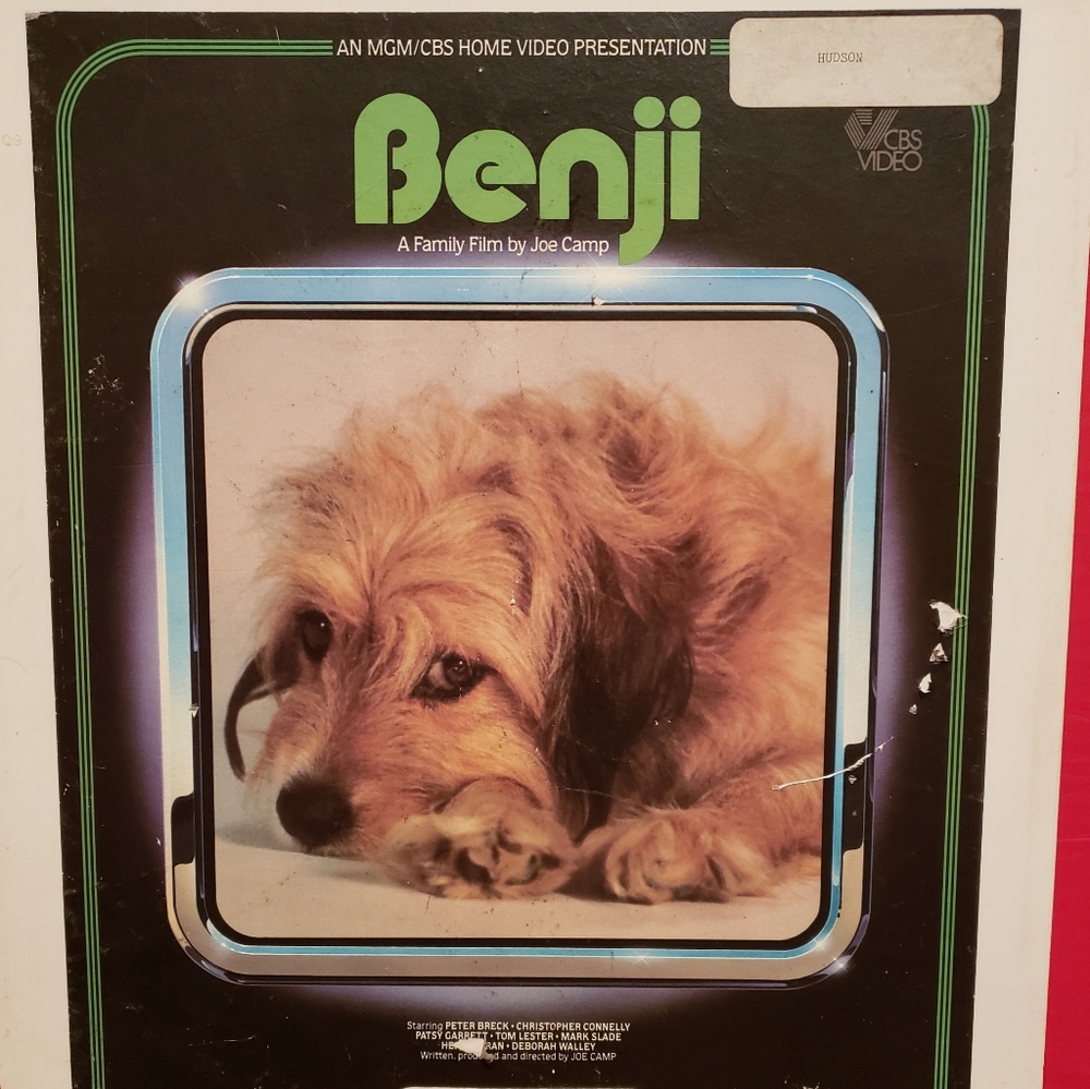1974 Benji CED Video Disc